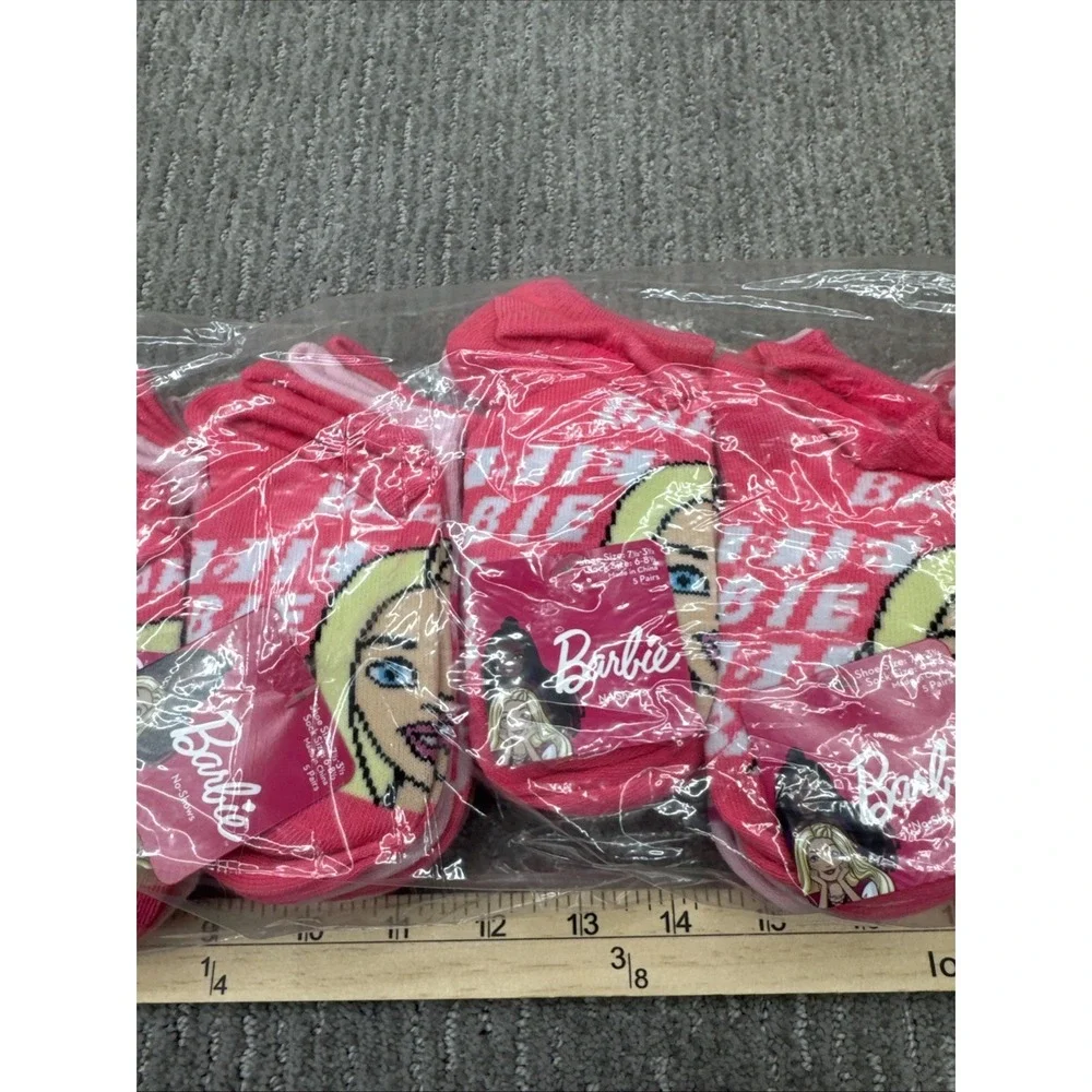 30 Pairs Barbie Socks Kids Shoe Size 7 1/2 To 3 1/2 #469